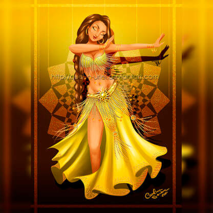 Yellow Belly Dancer