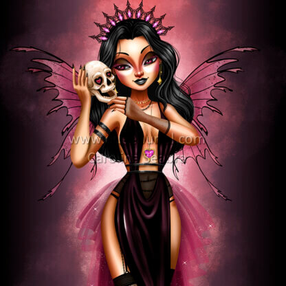 Goth Valentine in Pink