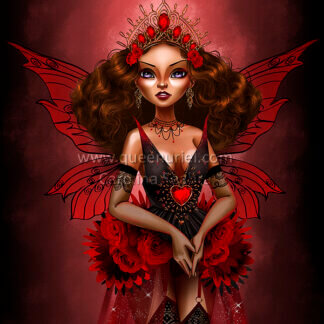 Goth Valentine in red
