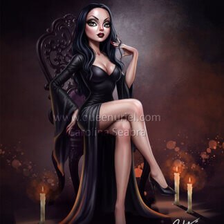 Pin-Up Morticia